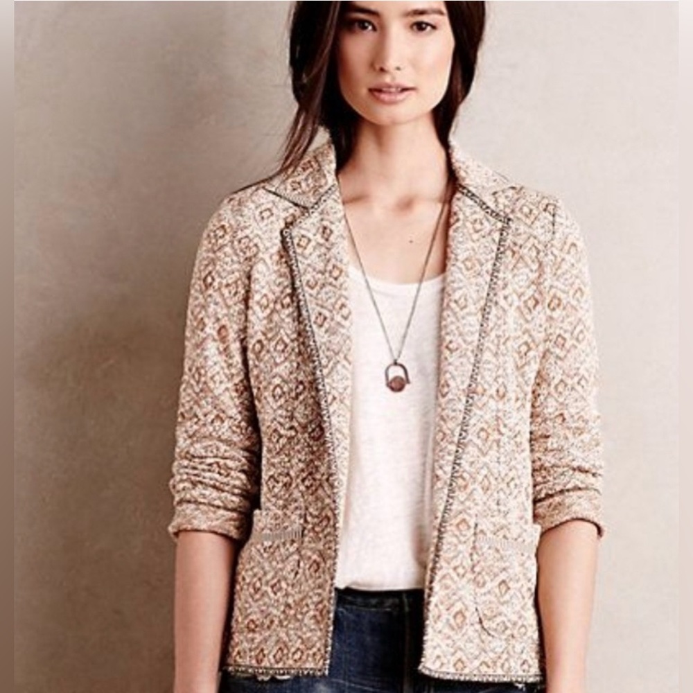 Anthropologie Saturday Sunday
 Patterned Blazer